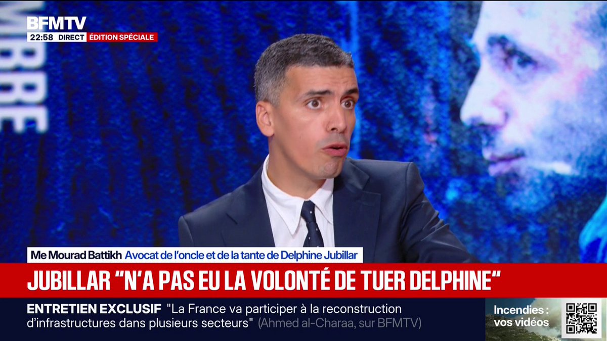 Aveux de Cédric Jubillar: "On veut savoir où est le corps de Delphine", affirme Mourad Battikh, avocat de l'oncle et de la tante de Delphine Jubillar