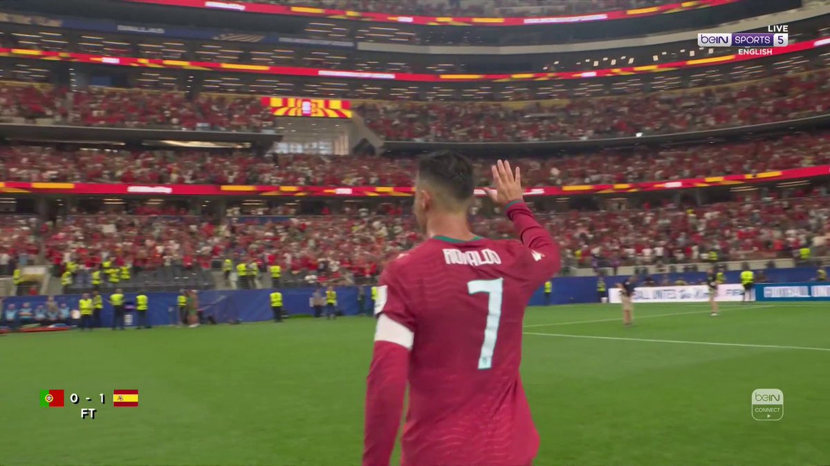 A heartbreaking end to Cristiano Ronaldo's FIFA World Cup campaign. 💔 #FIFAWorldCup | #CR7