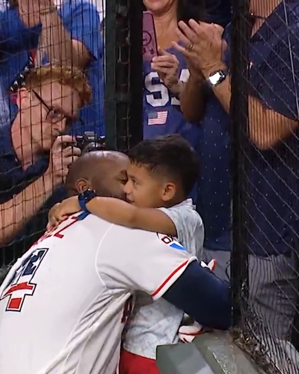 Hitting a walk-off is great, but sharing it with your son is even better. ❤️