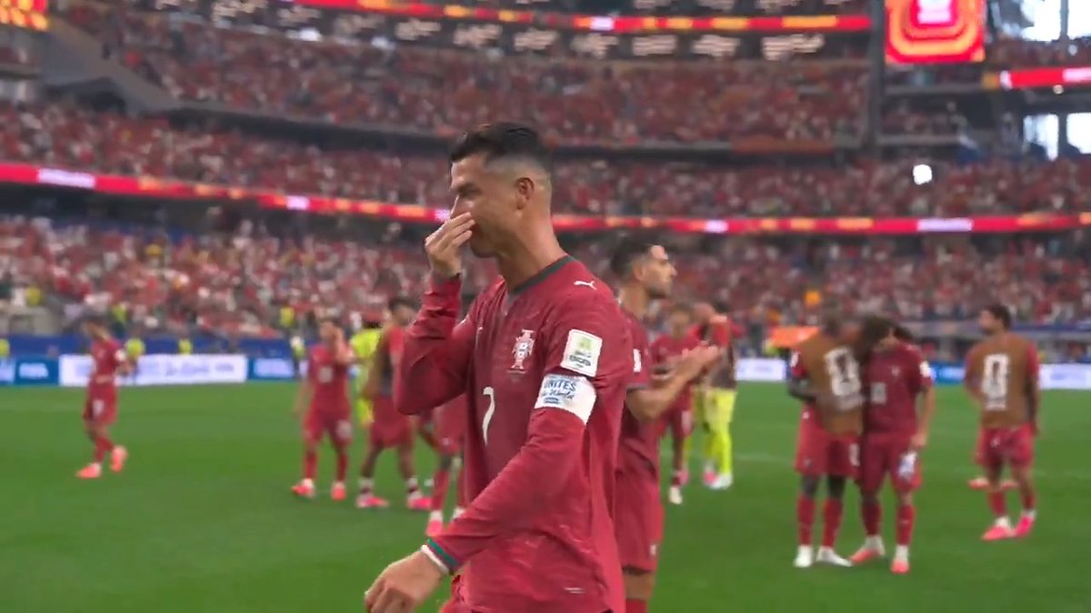 Cristiano Ronaldo fights back tears after Portugal's elimination in what could be his final World Cup