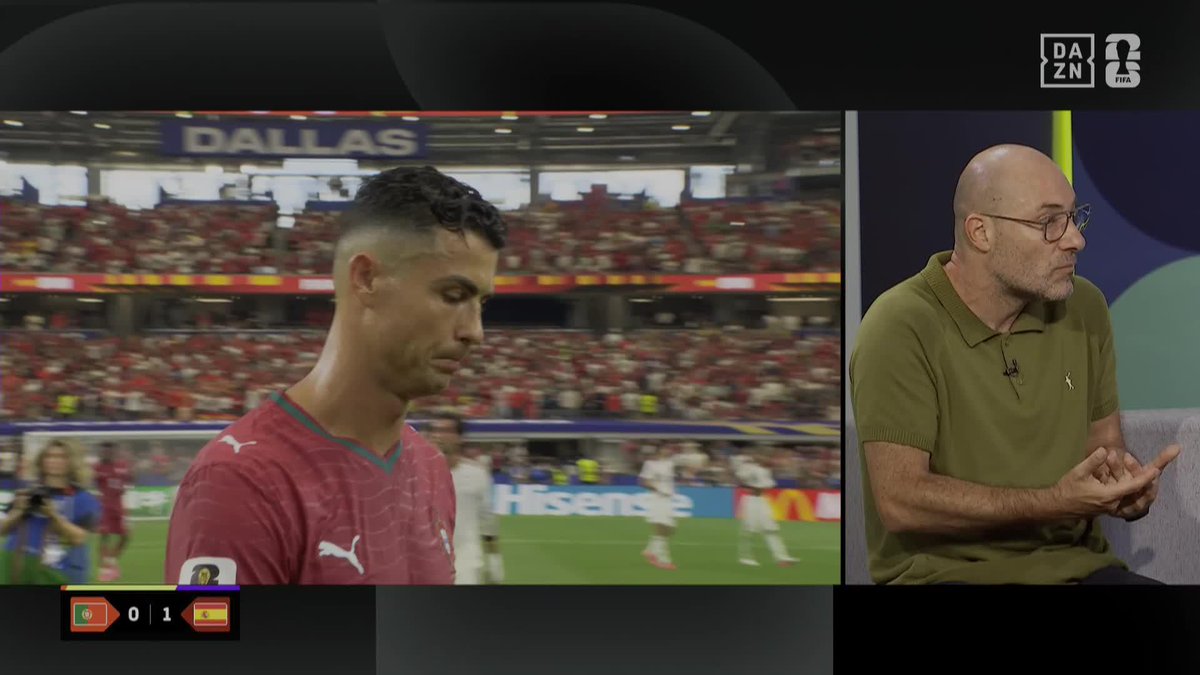 🗣️ Miguel Ángel Román: "Lo de Cristiano se ha venido viendo durante el Mundial. Ha sido voluntarioso, pero su impacto sobre el partido no ha pesado" #DAZNMundial