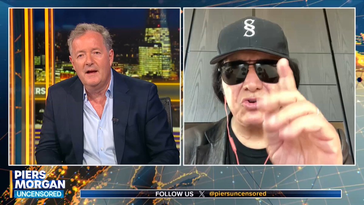 "There's no other community where six in 10 are called the same name - why does that matter?" Piers Morgan questions Gene Simmons for pointing out Mohammad is the UK's most popular male child name. Watch more 👇 📺 Piers Morgan | Gene Simmons