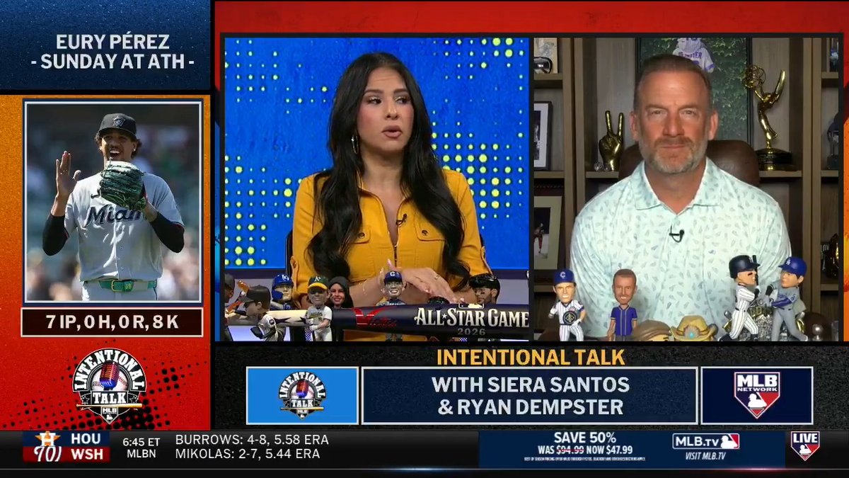 "I've grown from my previous rant." 😂 RyanDempster weighs in on Eury Pérez's perfect game bid and the Marlins as Miami continues to push for the Postseason.