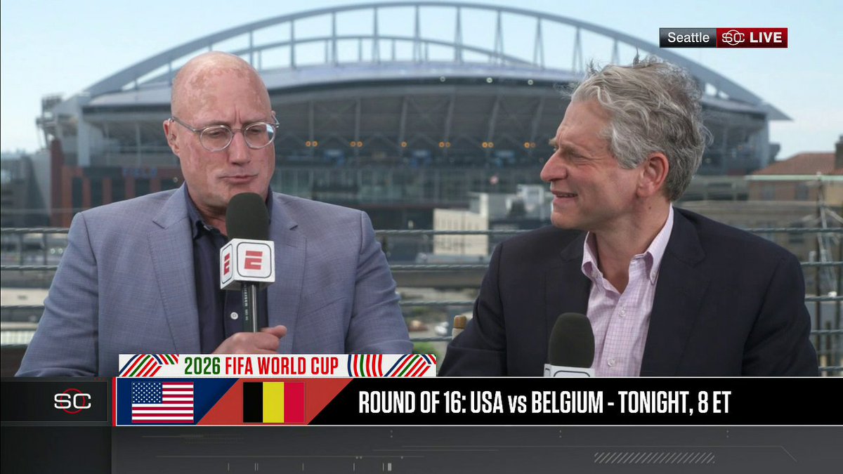 "This to me is one of those matches where you're looking at a 50-50." Kasey Keller previews the Round of 16 match between the USA and Belgium ⚽️