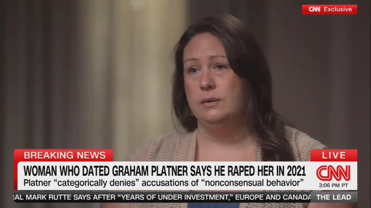 Jenny Racicot, an ex-girlfriend of Graham Platner, denies that she's coming forward with her rape allegation against him due to politics. Instead, she says she didn't initially come forward because she's politically aligned with him.
