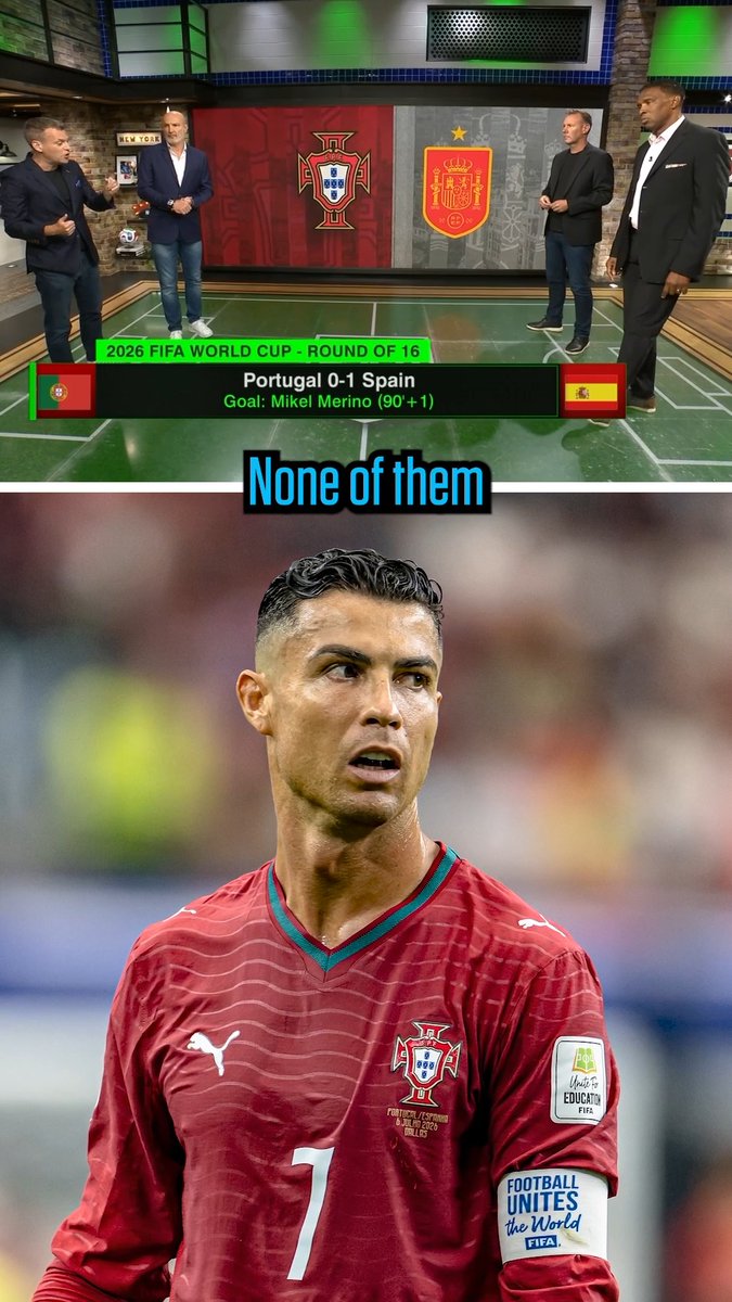"It's not a Ronaldo testimonial..." Should Cristiano Ronaldo have come off against Spain? 🤔