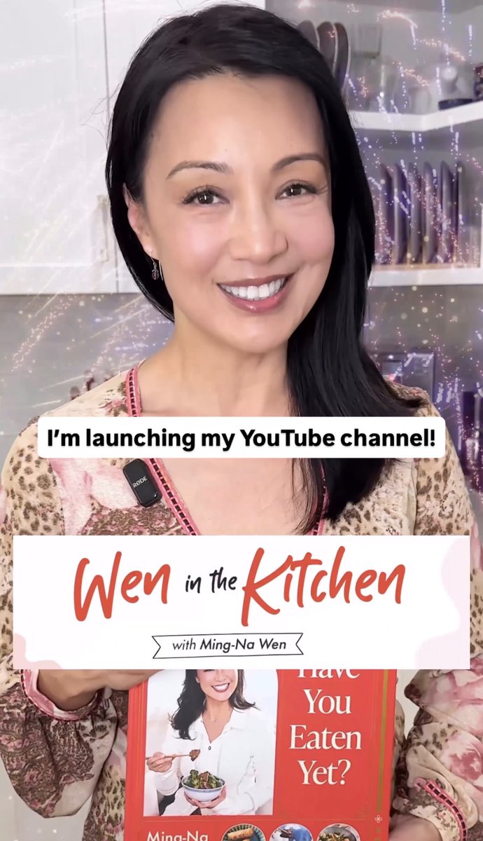 "Wen in the Kitchen" launches today on Youtube! Please subscribe and join me in the kitchen: You're incredible response to my cooking videos inspired me to create this Youtube channel. 💕