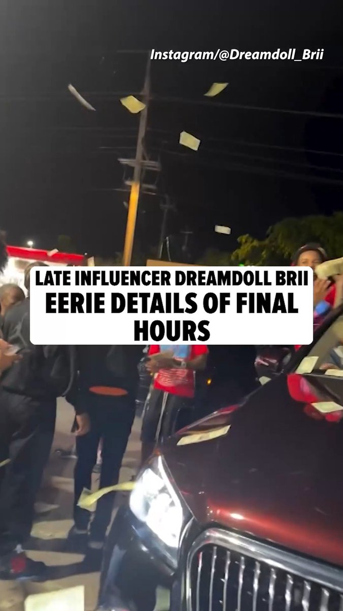 💔 Influencer Dreamdoll Brii last Instagram story captures the final hours before her death.