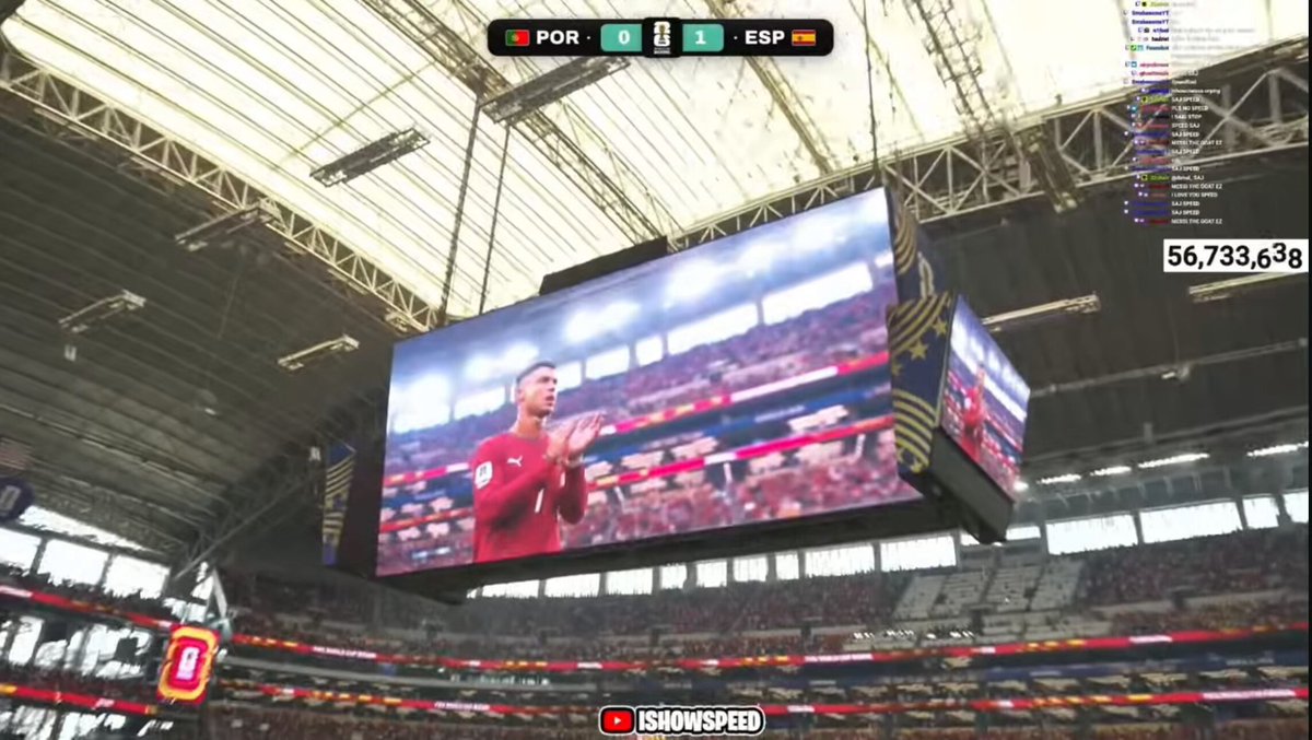 Caraca, eu achei que o Speed tinha chorado na brincadeira mas aqui ele realmente caiu nas lágrimas O cara realmente ama o Cristiano