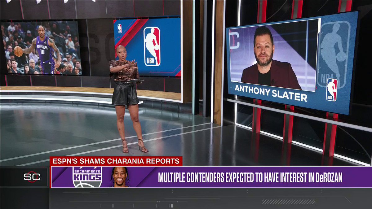 🤔 Where will DeMar DeRozan sign? 🏀 Yaxel Lendeborg and Darius Acuff Jr.'s debut in Summer League Anthony Slater joins SportsCenter to discuss the trending topics in the NBA