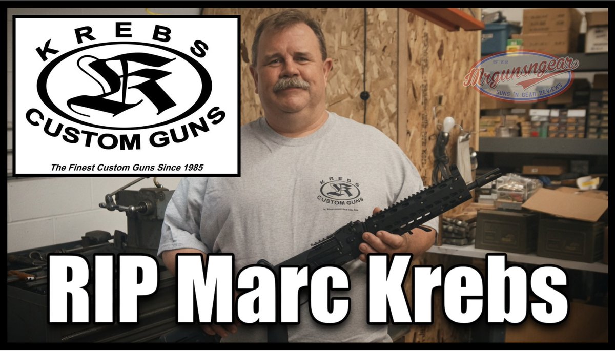 The world lost one of the most talented small arms designers of our lifetime this weekend. Rest in peace, Marc Krebs 🇺🇸 #KrebsCustom