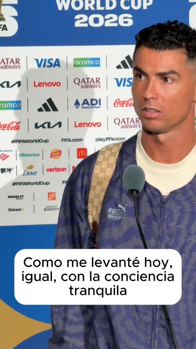 "El mayor tรญtulo que ganรฉ en la Selecciรณn fue la Euro, que para mรญ tiene la misma dimensiรณn que un Mundial". ๐ ๐ต๐น Las รบltimas palabras de Cristiano Ronaldo en Copa del Mundo, de la que asegura irse con la conciencia tranquila. โฝ๏ธ