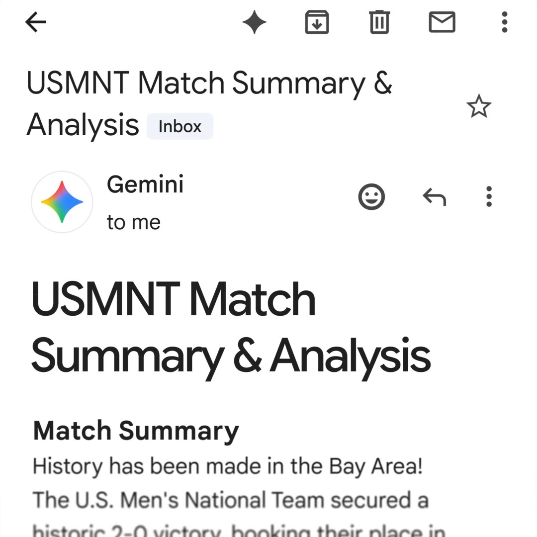 Gemini Spark can now intelligently track topics and react to events in real time. Try the prompt in the next post to get tailored game analyses emailed to you after your favorite team plays: