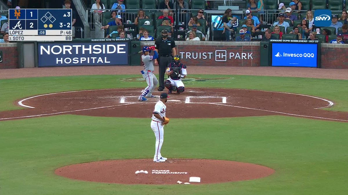 Juan Soto knew he successfully challenged a strikeout on a 3-2 count and already walked to first base
