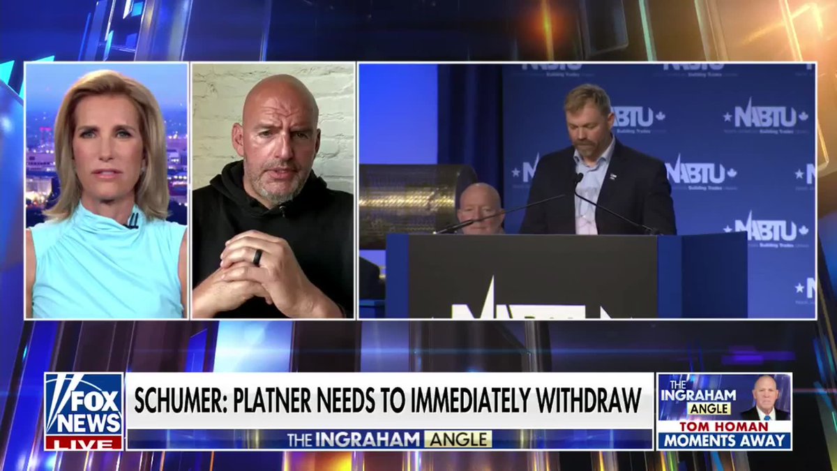 Sen. John Fetterman called on the Sen. Bernie Sanders to apologize for backing Maine Senate candidate Graham Platner following new sexual assault allegations against the Democrat. Speaking on Laura Ingraham, Fetterman blasted Platner over the accusations and argued Democratic leaders should distance themselves from the candidate as the allegations continue to draw scrutiny.