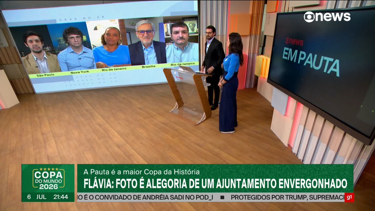 Foto escolhida para post de despedida da Copa feito pela CBF é alegoria de um ajuntamento envergonhado, analisa Flávia Oliveira. ➡ Assista à #GloboNews ao vivo: #EmPauta