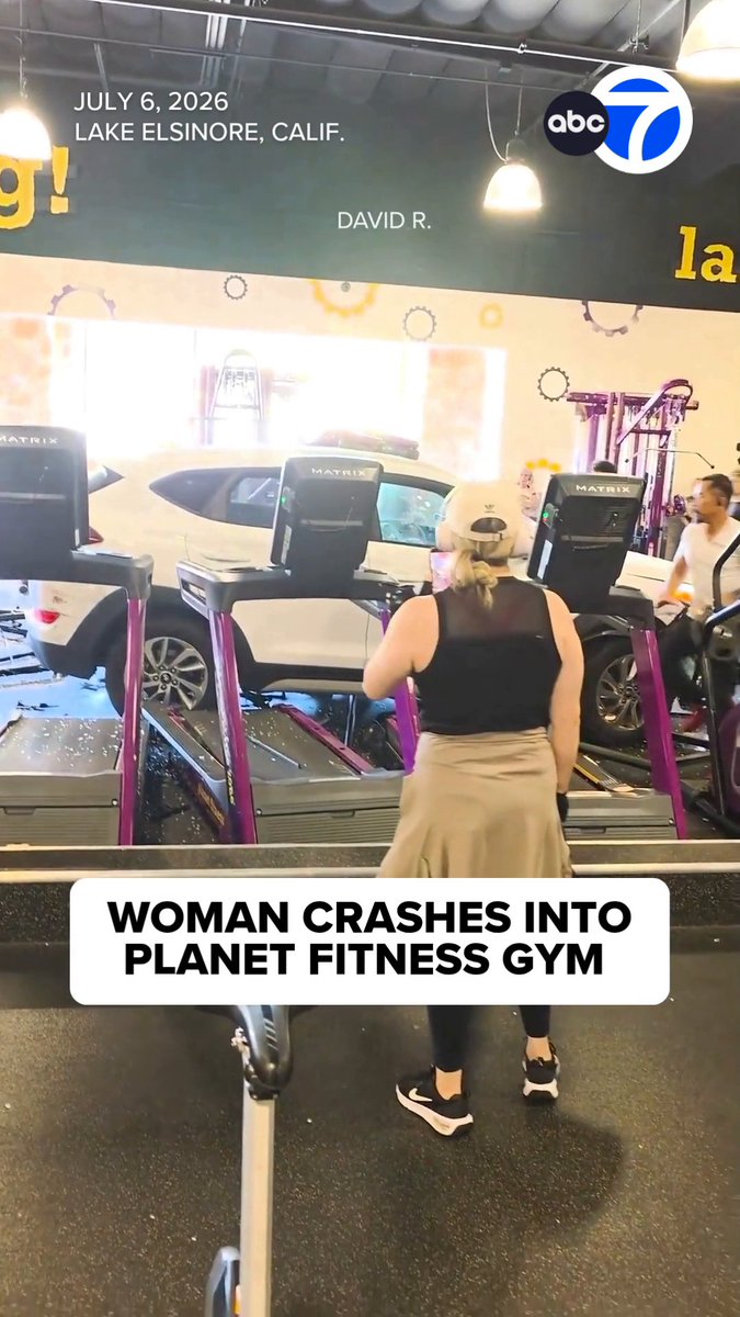A driver crashed into a Planet Fitness gym in Lake Elsinore on Monday after suffering a medical emergency. Amazingly, besides the woman behind the wheel of the vehicle, no one else was injured. Read more: