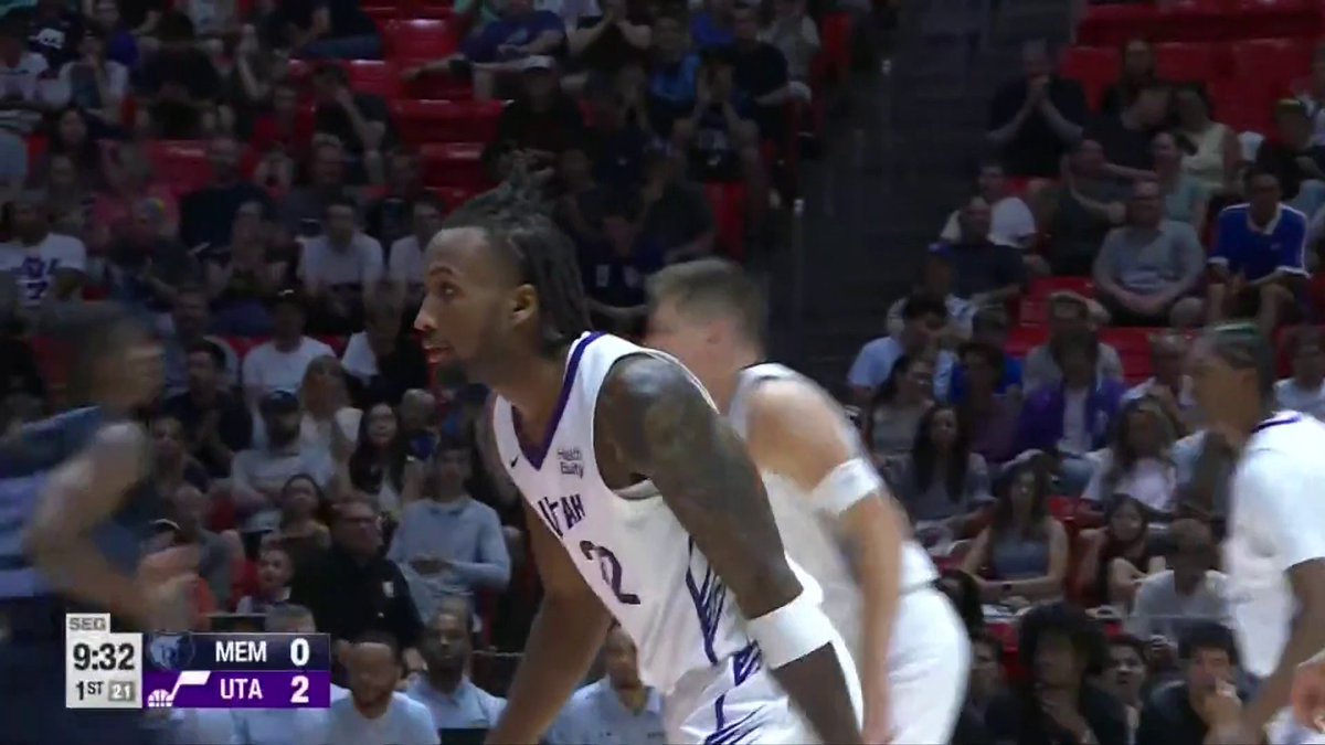 Darryn Peterson vs. Cam Boozer 🔥 Tune in now to Salt Lake City Summer League on ESPN &amp; the ESPN app 🍿