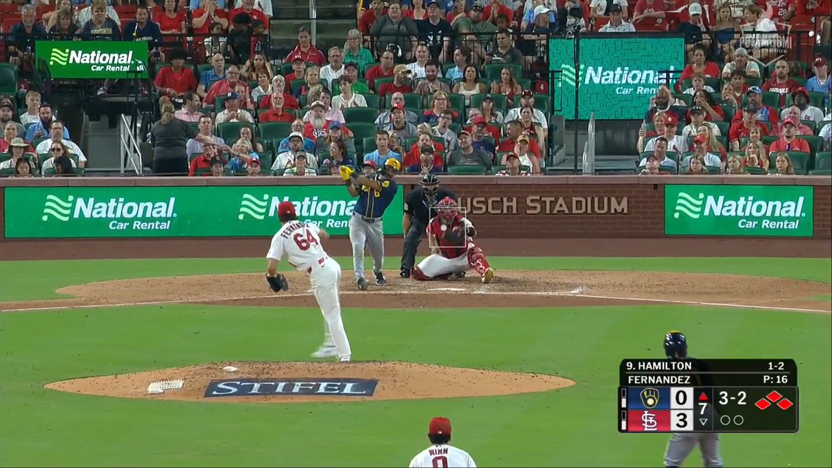 Hamilton makes this a one-run game 👀 →