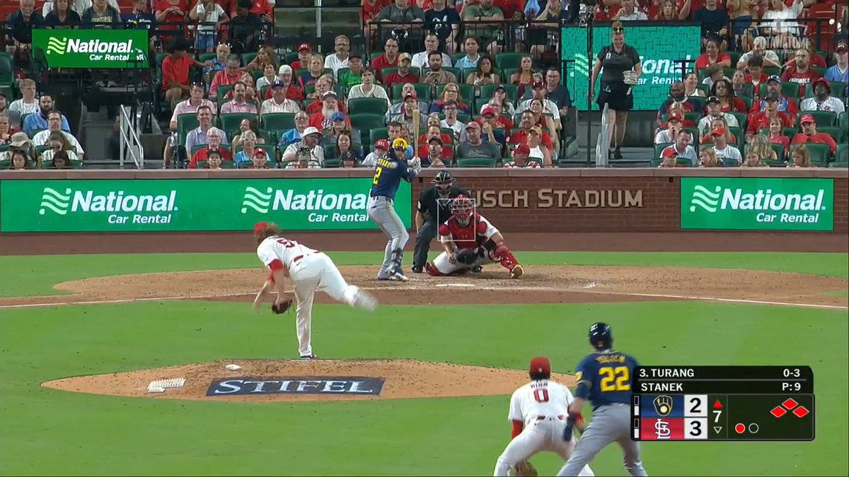 JUST LIKE THAT, BREWERS LEAD