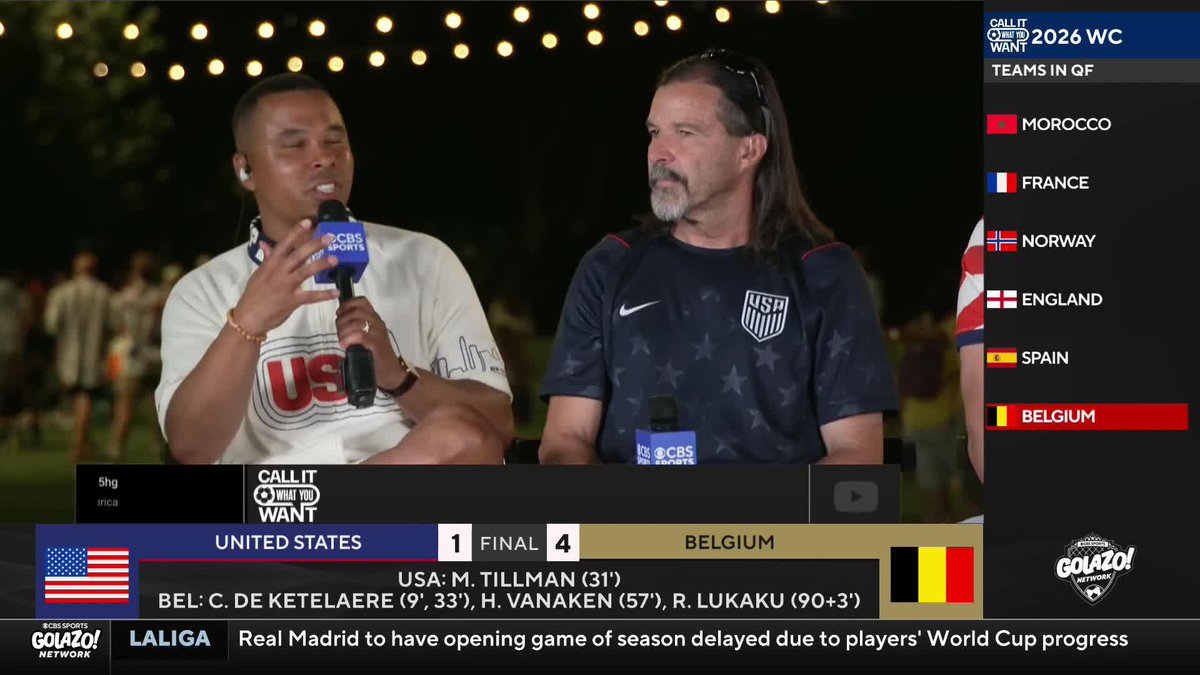 "It's knowing the opportunity this current group had and it's gone." Charlie Davies on the USMNT having the country fall in love with soccer 🇺🇸