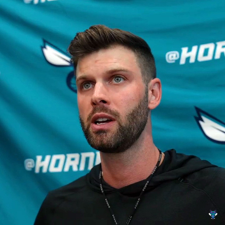 🎙️ Blaine Mueller: "This is an organization that literally hadn't won anything, including a division title, before the Summer League championship last year. Our group parlayed that at the NBA level with getting in the play-in and competing for a playoff spot, and then our G League team winning a championship... winning begets winning." "The tone and energy probably have more to do with Liam (McNeeley), Sion (James), and Tidjane (Salaun) to a certain extent. Those were guys that only got to play a couple of games and then unfortunately dealt with some injuries last summer. Credit to them, they're amazing teammates. And the guys that stepped up, they were right there standing and cheering, and coaching them along the way. But I think they really look at this opportunity as unfinished business for them from the standpoint that they want to see this thing through and be out there on the court all the way through to another championship."