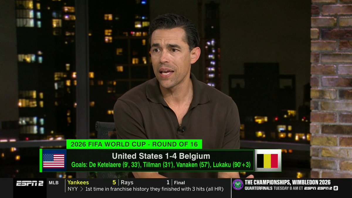 "It was one error after another that snowballed and sent the U.S. men's national team into a psyche that they could never overcome." —herculez gomez on the USMNT's performance in their 4-1 loss vs. Belgium ⚽️