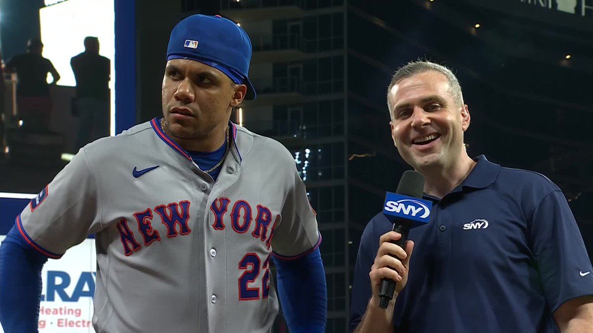 "If you stick with your plan and go for it, I think it's gonna work" Juan Soto joins Steve Gelbs to discuss the Mets' win, Luis Torrens' clutch hit in the 10th, and his clutch homer in the 9th