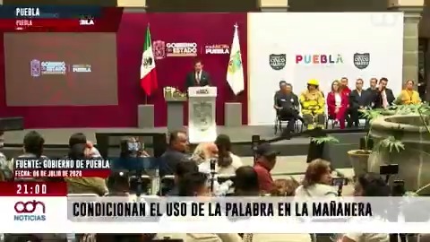 ¡MAÑANERAS A MODO en el gobierno de Puebla! ❌🎙️ La periodista Reyna Haydee Ramírez fue FRENADA por Alejandro Armenta tras interrogarlo por las multas del vehículo en el que se traslada, mientras el Coordinador de Relaciones Públicas, José Tomé, le pidió ajustarse al protocolo de la conferencia para hacer uso de la palabra. ¿Y la APERTURA hacia los medios? 🤔 #RepresiónALaPrensaEnPuebla #FrenoALaPrensaEnPuebla