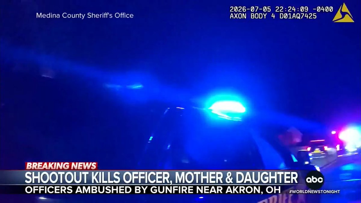 Ohio is mourning Sgt. Scott Ries, a 10-year police veteran who was killed in a shootout while responding to a reported break-in. A mother and her teenage daughter, identified as the suspects, were also killed.