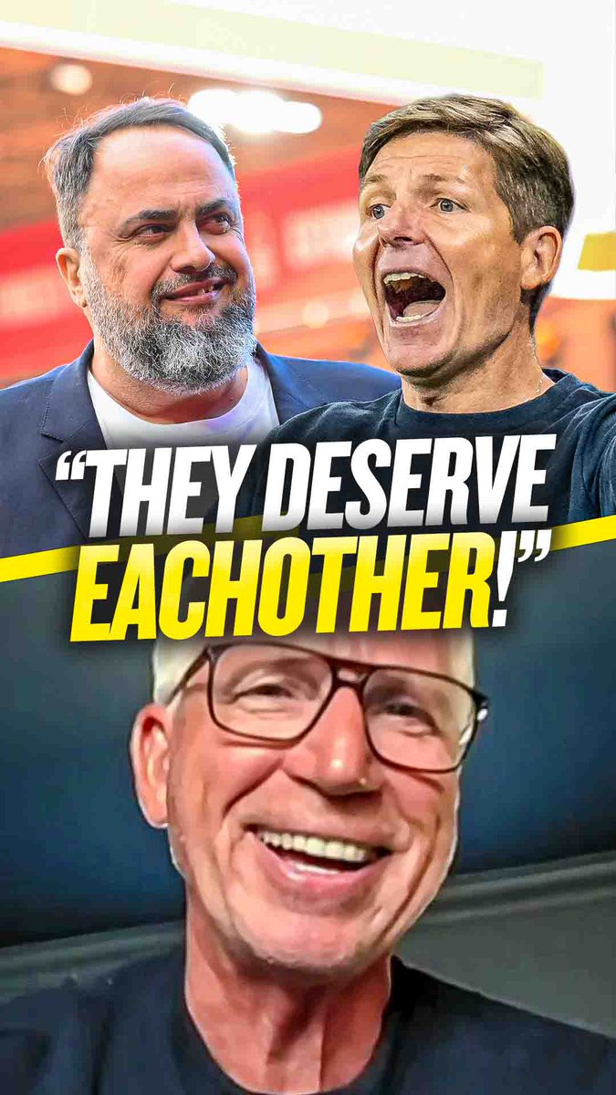 ๐ฆ
"He doesn't want to come back to Crystal Palace soon!" ๐ฌ "They deserve eachother!" Alan Pardew claims Oliver Glasner & Evangelos Marinakis deserve eachother
