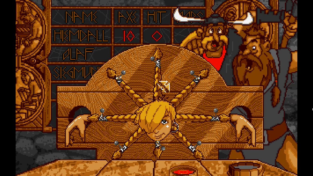 Heimdall (1991), action role-playing game developed by The 8th Day and published by Core Design released for Amiga, Atari ST and MS-DOS. It's a mix of puzzle-solving, exploration and combat.