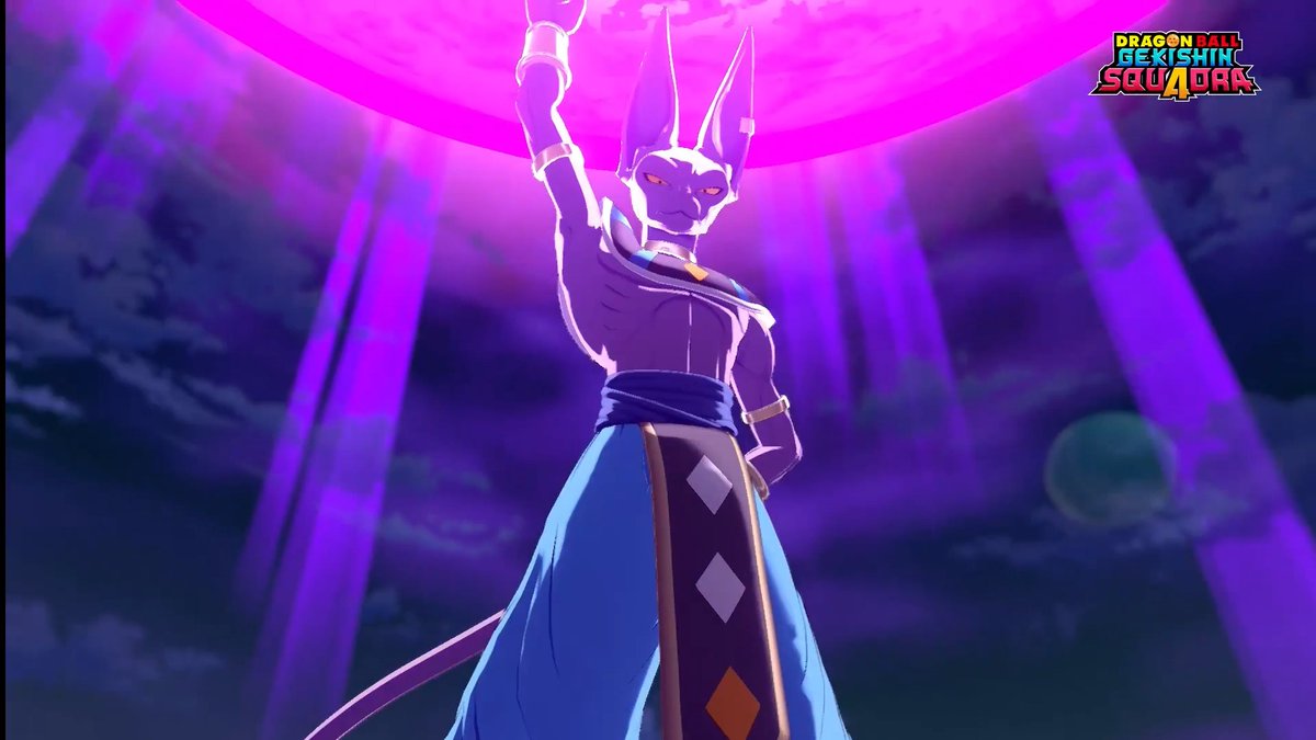 Beerus Arrives 7/8 (PT)! 🆕 Check out this video for details on the abilities! #GekishinSquadra #Squadra #DragonBall
