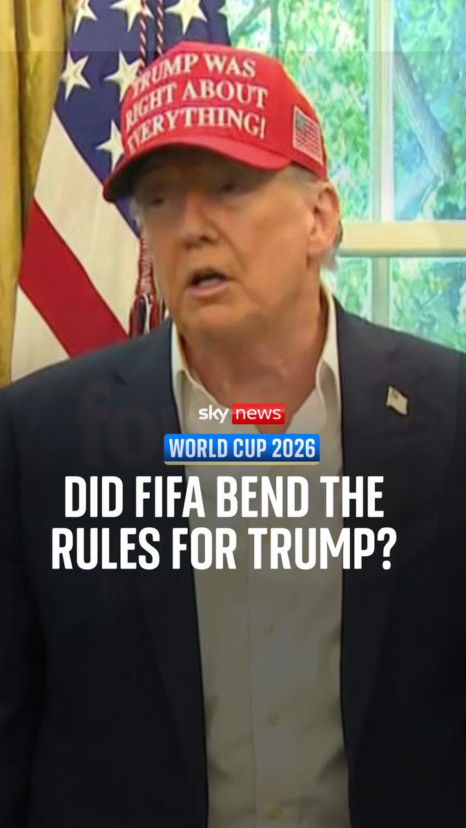 Did FIFA bend the rules for Trump? Sky's Rob Harris joins Mark Stone on the latest #Trump100 after the US President urged FIFA to review the red card ban given to USA striker Folarin Balogun. 🎧
