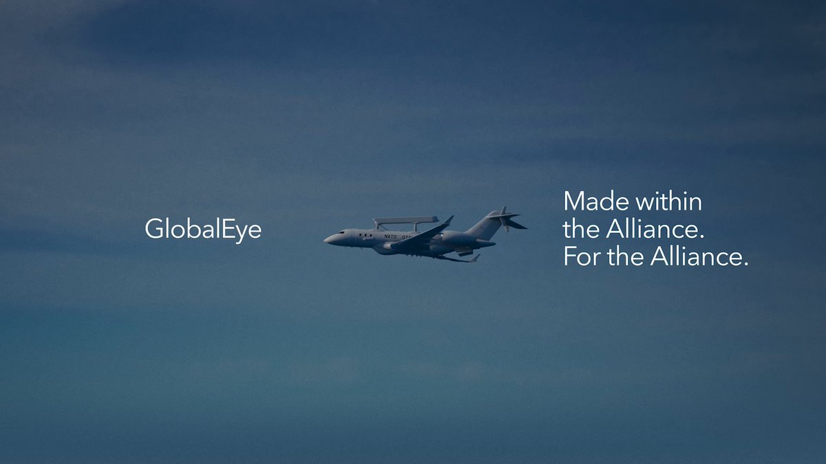 NATO announces GlobalEye as its future AEW&amp;C capability. GlobalEye - made in the Alliance. For the Alliance. Read more: