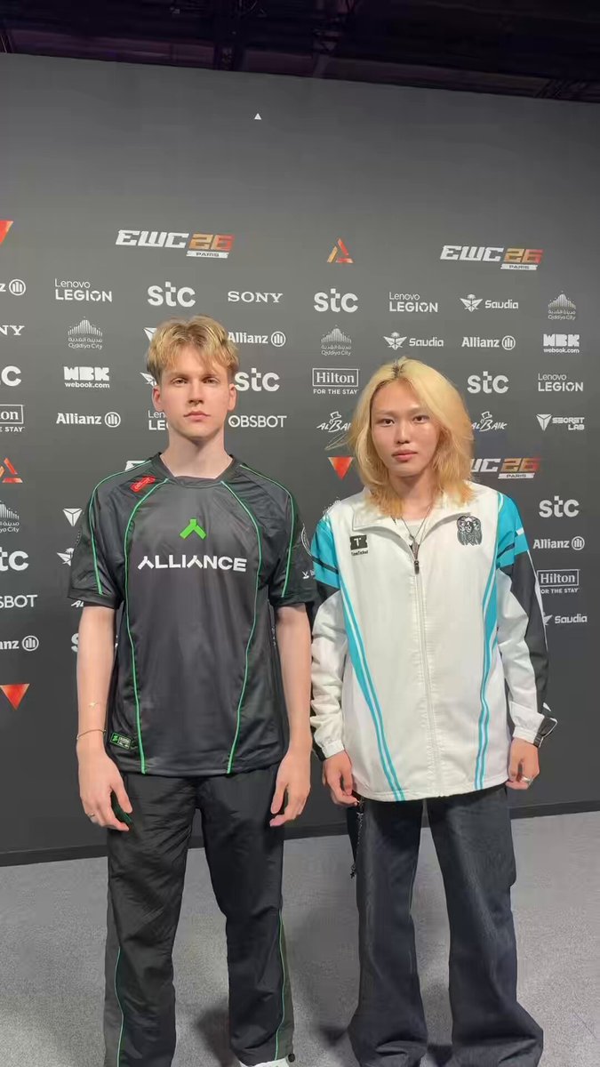 Warm up routine looking a little different today 💃 ✨Alliance Unlucky 🌹 x あおばじゃぱん!_? ✨ #EWC2026 #LongLiveAlliance
