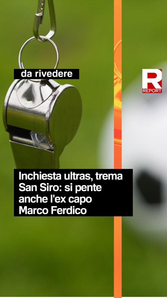 Marco Ferdico, ex capo della Curva Nord dell'Inter, ha scelto di collaborare con la giustizia. Rivedi “Luci e Ombre a San Siro”: