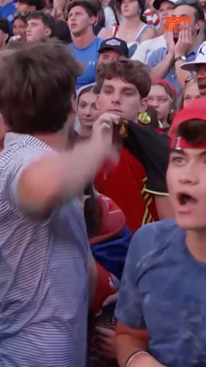 He just couldn't help himself after Belgium's third goal 😂