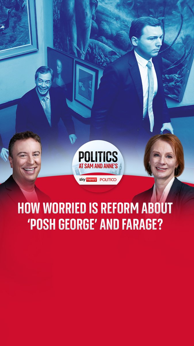 Is Reform worried about 'Posh George' and his relationship with Nigel Farage? In today's episode, anne mcelvoy tells @samcoatessky that rows within the party could be putting off certain voters. Listen to PASAA here: