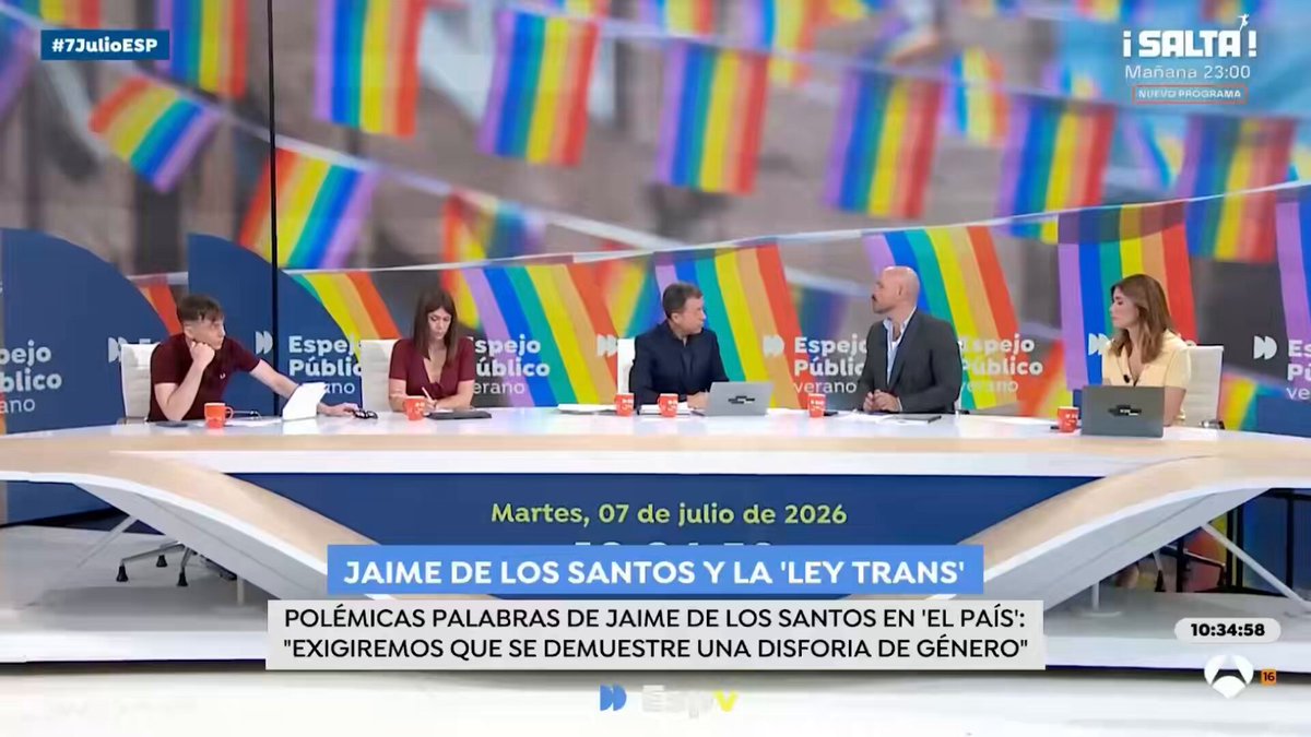Mi respuesta a Jaime De los Santos tras su PAPELÓN en el Orgullo LGTBI+ anunciando que el PP quiere derogar la Ley Trans si consiguen gobernar.