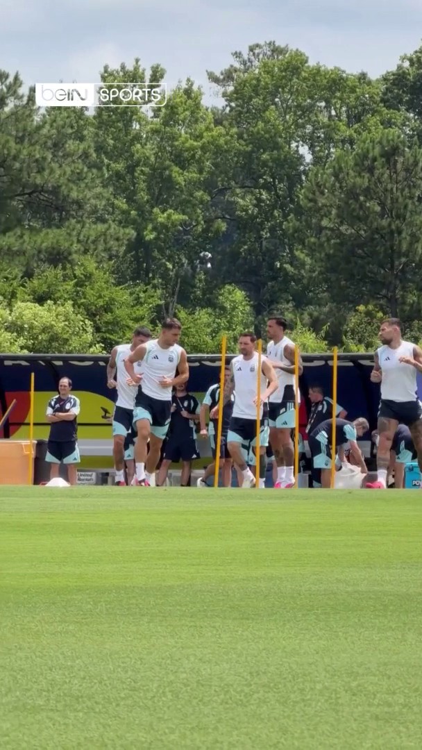 🎥🏆 من داخل معسكر الأرجنتين... ميسي ورفاقه يواصلون التحضيرات لمواجهة الفراعنة 🇦🇷🇪🇬 #كأس_العالم2026