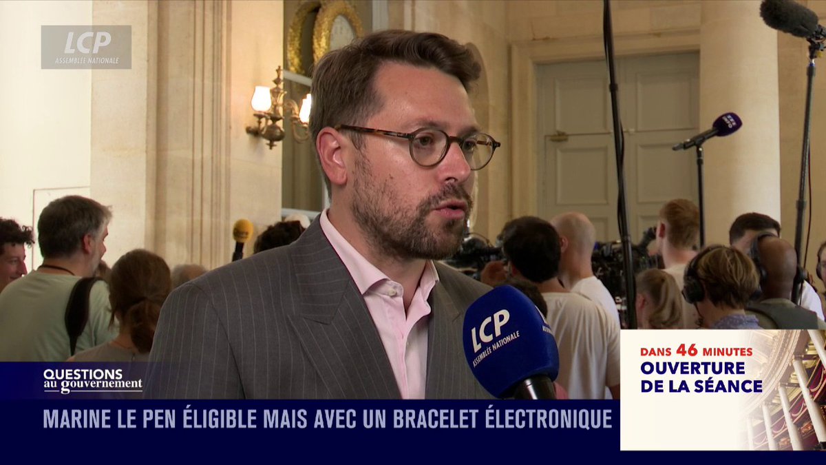 Condamnation de Marine Le Pen : "Elle a été reconnue par la justice comme une voleuse [...] Je pense qu'elle ne devrait même plus siéger comme députée ici à l'Assemblée nationale", estime Benjamin LUCAS #QAG