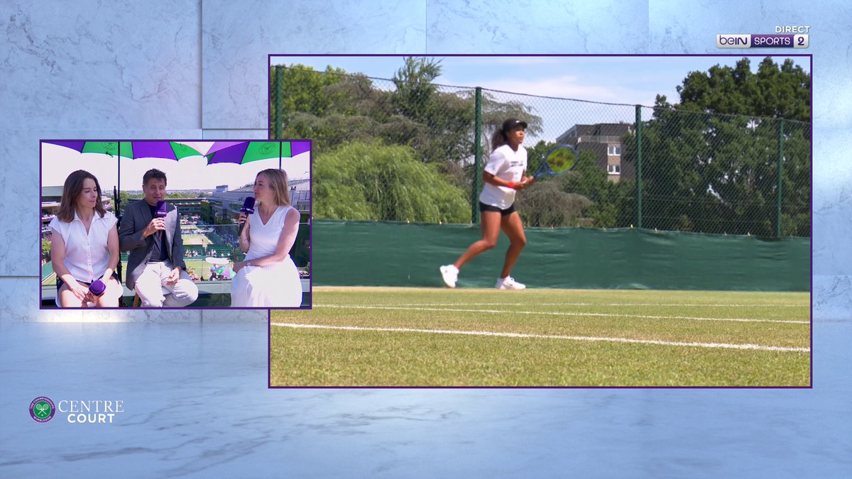 🏆🎾#Wimbledon La réaction de Pegula après avoir été désignée favorite du tournoi par Fabrice Santoro :