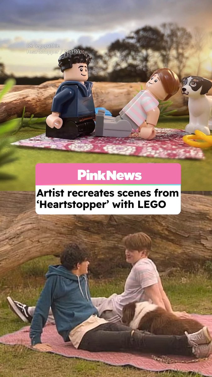 An artist has recreated scenes from 'Heartstopper' using LEGO and the results are adorable. The artist, known as Nico (legopathie), brought fan-favourite scenes to life, including the picnic scene, the Paris selfie scene, and the iconic umbrella scene, turning the romance into miniature form, brick by brick. Nico has previously recreated scenes from 'Heated Rivalry' to life too.