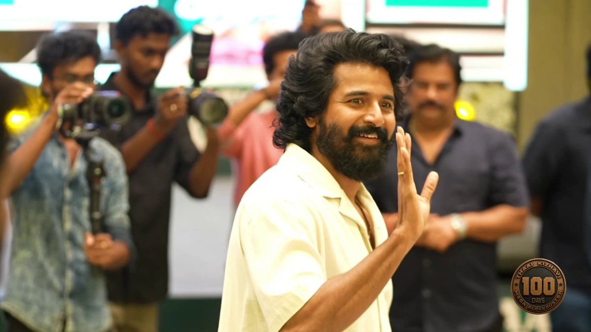 100 glorious days of #ThaaiKizhavi ❤️ Celebrating this incredible milestone by honouring the artists, technicians, distributors, exhibitors and everyone who made this journey possible. A heartfelt thank you to every soul who stood by the film and made it a Mega Blockbuster 🙏 #ThaaiKizhavi100 Sivakarthikeyan Sudhan Sundaram Kalai Arasu Sivakarthikeyan Productions Passion Studios Radikaa Sarathkumar Sivakumar Murugesan Archana Kalpathi Aishwarya Kalpathi Nivas K Prasanna Bala saravanan actor Muthukumar Raichal rabecca Sanlokesh Film editor Vivek Vijayakumar Ramu thangraj Suren alagiakoothan s Arunraja Kamaraj #KarumathurManimaran Jegan kaviraj Vineesh Vijayan Tuney John rp A R KARTHICK thivakar Promoworks Focusvfx_Official Vijay Television JioHotstar Tamil Saregama South Sushma Cine Arts Ahimsa Entertainment Suresh Chandra Done Channel