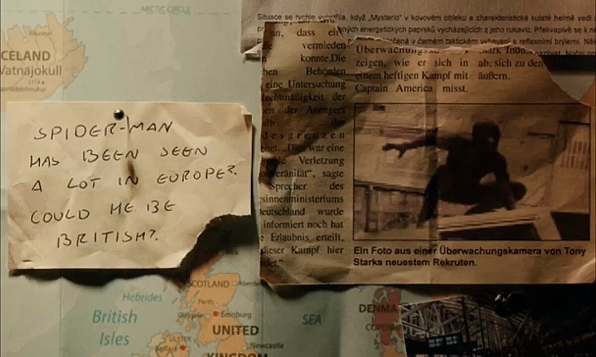 New clip #SpiderManBrandNewDay "Spider-Man has been seen a lot in Europe. Could he be British?" 😭😭