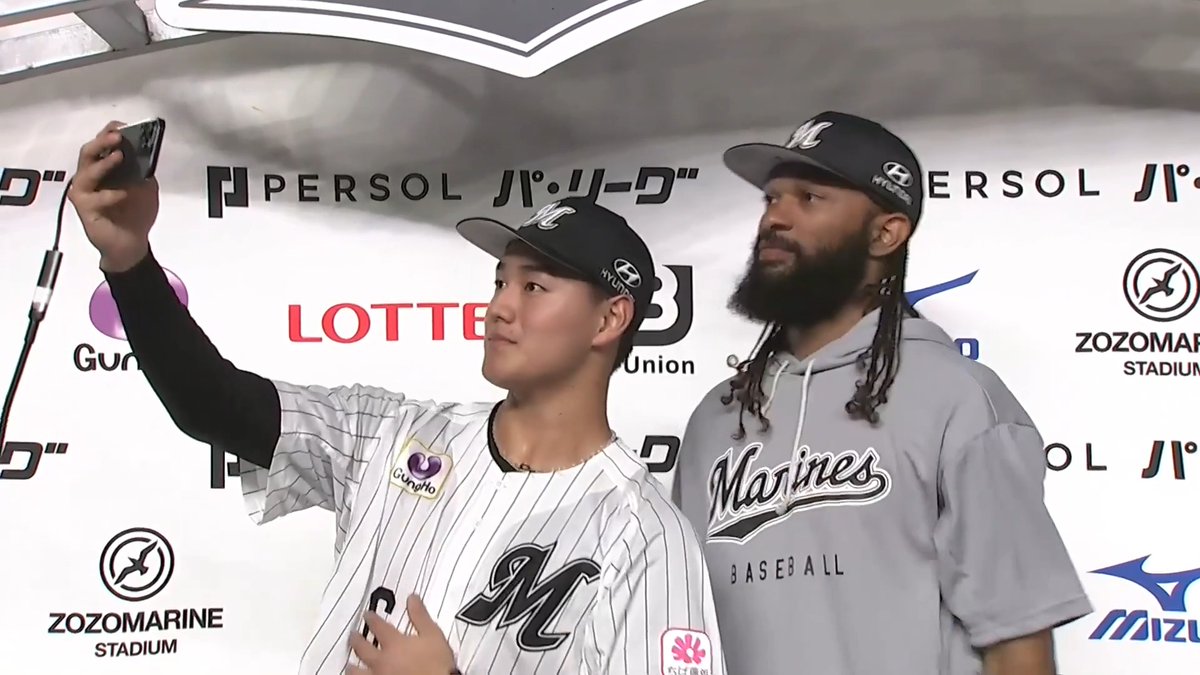 ／ 7/7 ヒーローインタビュー⚾️ ＼ 千葉ロッテ ジャクソン 投手 西川史礁 選手✨ 👇スマホ・テレビで試合観戦！