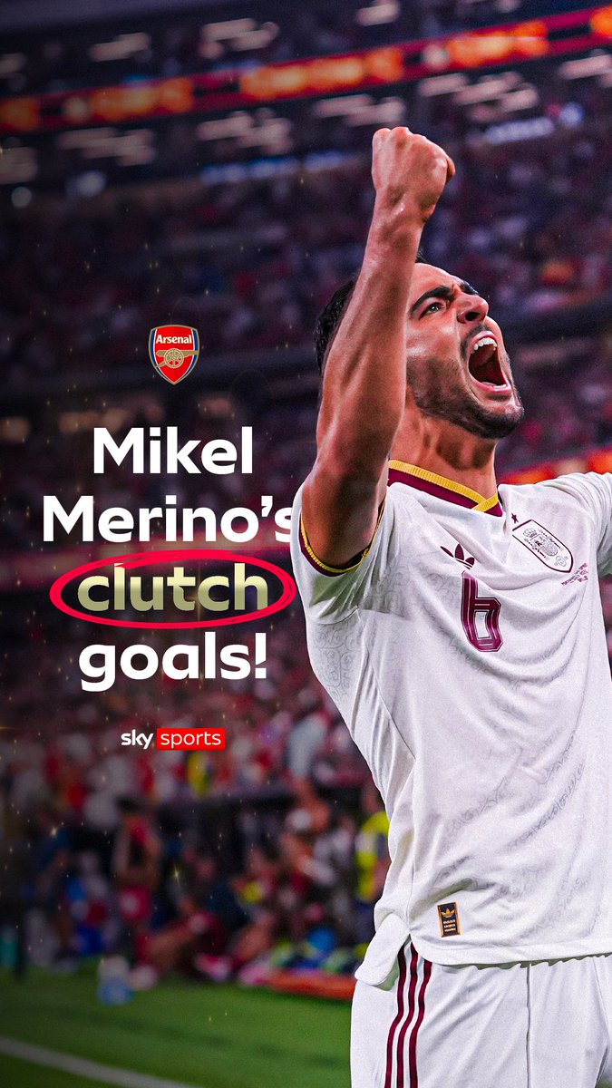 Mikel Merino is no stranger to scoring important goals! 🔥🤌