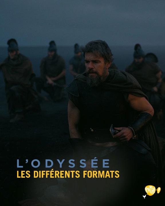 Les différents formats d'image pour découvrir #LOdyssée de Christopher Nolan ! Quel sera le vôtre ? Réservez vos places ici :