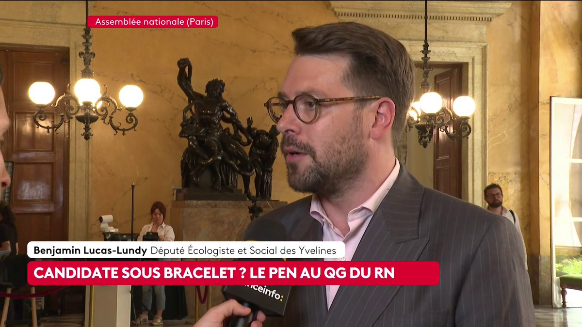 🔴 🗣️ Procès en appel du RN : "Madame Le Pen est une voleuse, une délinquante", réagit le député Écologiste et Social Benjamin LUCAS. L'élu estime qu'une victoire du RN en 2027 "serait une humiliation terrible pour la France". #canal16